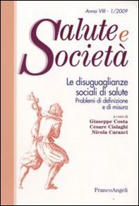 Le disuguaglianze sociali di salute. Problemi di definizione e di misura - Librerie.coop