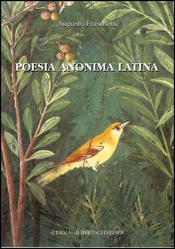 Poesia anonima latina - Librerie.coop