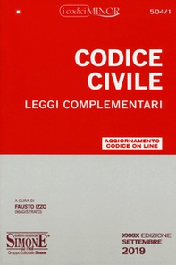 Codice civile e leggi complementari. Ediz. minor - Librerie.coop