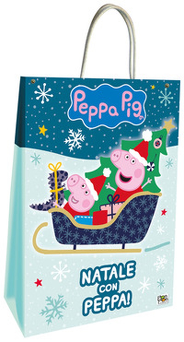 Natale con Peppa. Shopper bag. Peppa Pig - Librerie.coop Natale con Peppa. Shopper bag. Peppa Pig - Librerie.coop