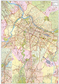 Torino e comuni limitrofi. Carta stradale con codici postali (carta murale plastificata) - Librerie.coop