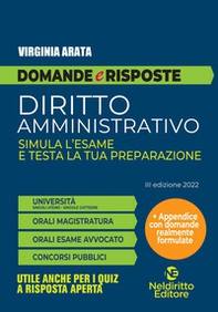 Domande e risposte. Diritto amministrativo. Simula l'esame e testa la tua preparazione - Librerie.coop Domande e risposte. Diritto amministrativo. Simula l'esame e testa la tua preparazione - Librerie.coop
