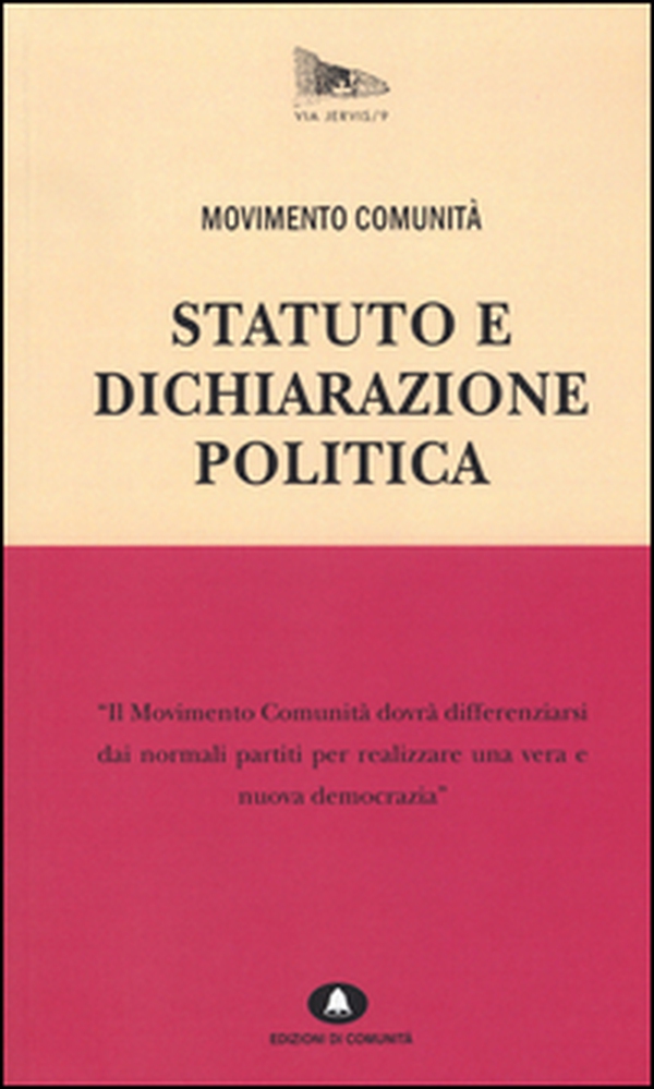 Statuto e dichiarazione politica - Librerie.coop Statuto e dichiarazione politica - Librerie.coop
