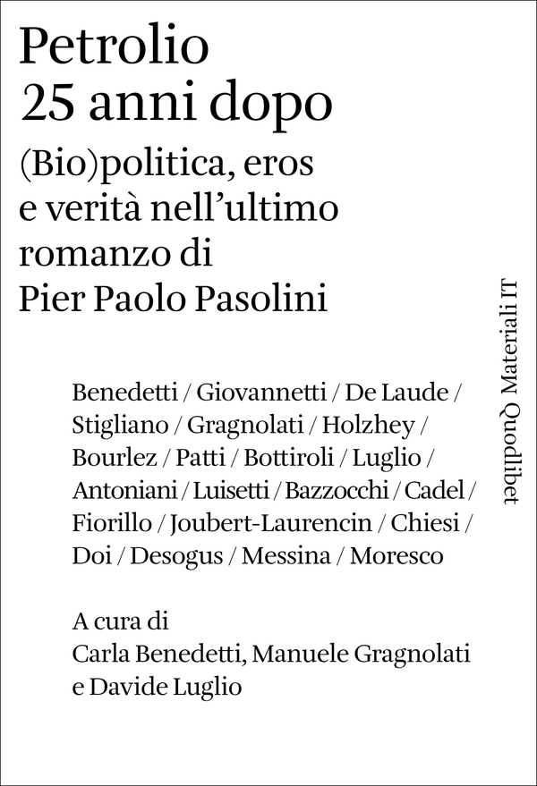 Petrolio 25 anni dopo - Librerie.coop Petrolio 25 anni dopo - Librerie.coop
