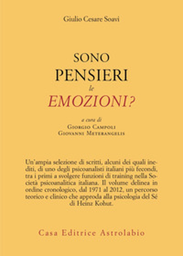 Sono pensieri le emozioni? - Librerie.coop