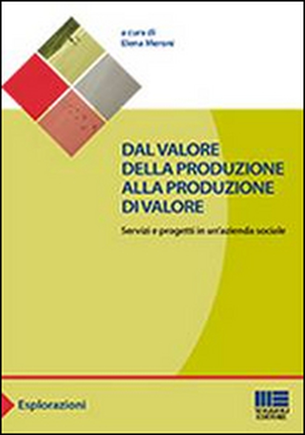 Dal valore della produzione alla produzione di valore. Servizi e progetti in un'azienda sociale - Librerie.coop Dal valore della produzione alla produzione di valore. Servizi e progetti in un'azienda sociale - Librerie.coop