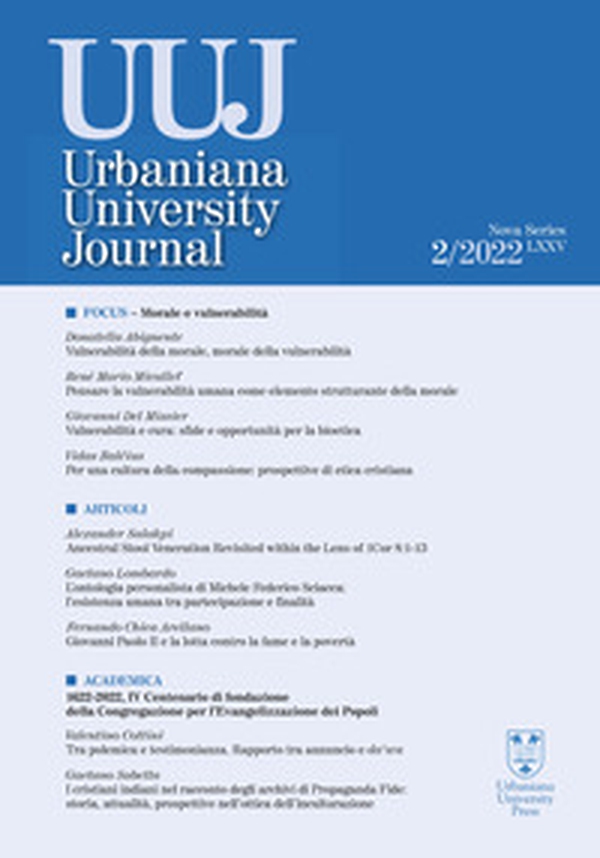Urbaniana University Journal. Euntes Docete - Vol. 2 - Librerie.coop Urbaniana University Journal. Euntes Docete - Vol. 2 - Librerie.coop