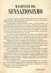 Manifesto del Sensazionismo - Librerie.coop