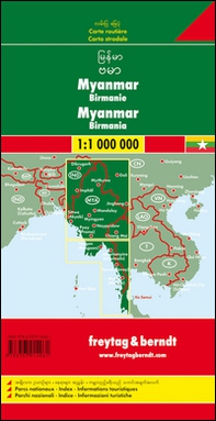 Myanmar-Burma 1:1.000.000 - Librerie.coop