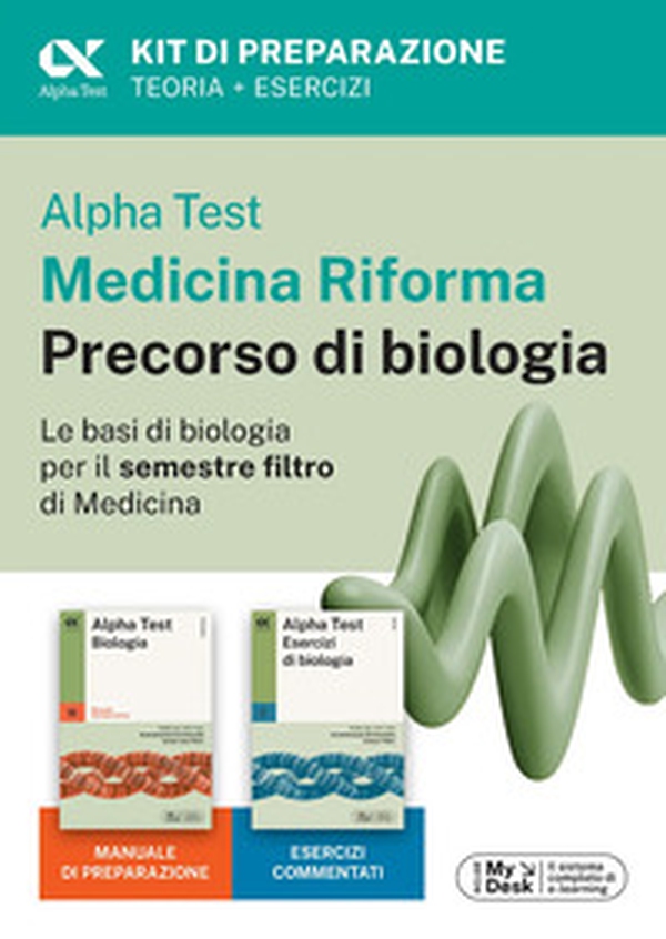 Alpha Test Medicina Riforma Precorso di Biologia. Edizione 2025. Per esami di ammissione universitaria e primo semestre di Medicina. Con piattaforma di e-learning MyDesk - Librerie.coop Alpha Test Medicina Riforma Precorso di Biologia. Edizione 2025. Per esami di ammissione universitaria e primo semestre di Medicina. Con piattaforma di e-learning MyDesk - Librerie.coop
