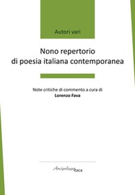 Nono repertorio di poesia italiana contemporanea - Librerie.coop