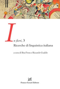 In fieri. Ricerche di linguistica italiana - Librerie.coop