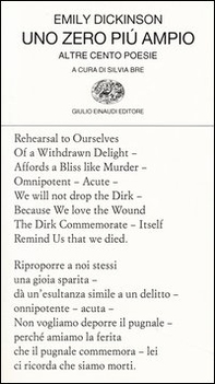 Uno zero più ampio. Altre cento poesie. Testo inglese a fronte - Librerie.coop Uno zero più ampio. Altre cento poesie. Testo inglese a fronte - Librerie.coop