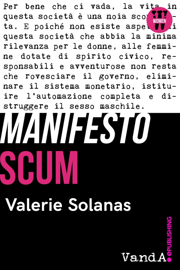Manifesto SCUM - Librerie.coop Manifesto SCUM - Librerie.coop