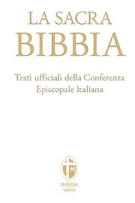 La Sacra Bibbia. Ediz. grande a caratteri grandi. Ecopelle bianca - Librerie.coop