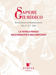 Sapere giuridico. Rivista semestrale multidisciplinare - Vol. 1 - Librerie.coop