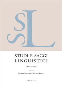 Studi e saggi linguistici - Vol. 2 - Librerie.coop