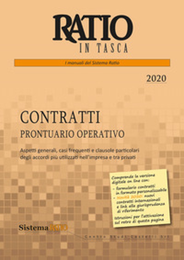 Contratti. Prontuario operativo 2020 - Librerie.coop Contratti. Prontuario operativo 2020 - Librerie.coop