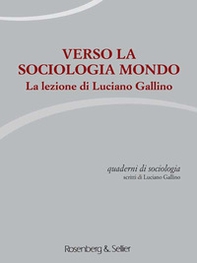 Quaderni di sociologia - Librerie.coop Quaderni di sociologia - Librerie.coop