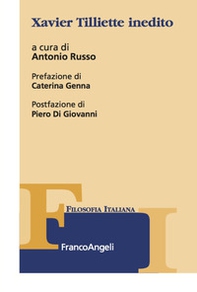 Xavier Tilliette inedito - Librerie.coop
