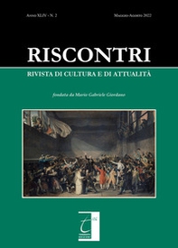 Riscontri. Rivista di cultura e di attualità - Librerie.coop