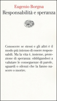 Responsabilità e speranza - Librerie.coop
