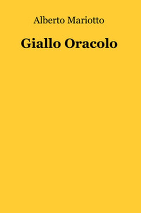 Giallo oracolo - Librerie.coop Giallo oracolo - Librerie.coop