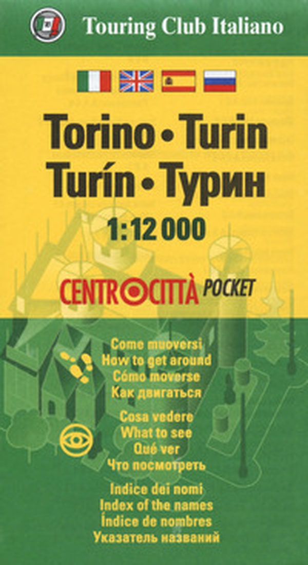 Torino 1:12.000. Ediz. italiana, inglese, spagnola, russa - Librerie.coop Torino 1:12.000. Ediz. italiana, inglese, spagnola, russa - Librerie.coop