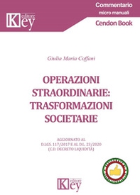 Operazioni straordinarie: trasformazioni societarie - Librerie.coop