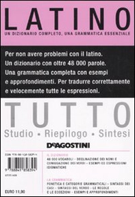 Tutto latino. Un dizionario completo, una grammatica essenziale - Librerie.coop