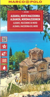 Albania e Macedonia del nord 1:450.000 - Librerie.coop