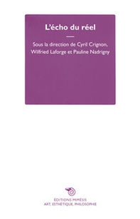 L'écho du réel - Librerie.coop