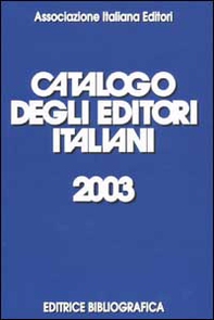 Catalogo degli editori italiani 2003 - Librerie.coop