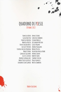 Quaderno di poesie. Ottobre 2022 - Librerie.coop