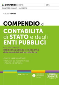 Compendio di contabilità di Stato e degli enti pubblici con elementi di ragioneria pubblica - Librerie.coop Compendio di contabilità di Stato e degli enti pubblici con elementi di ragioneria pubblica - Librerie.coop