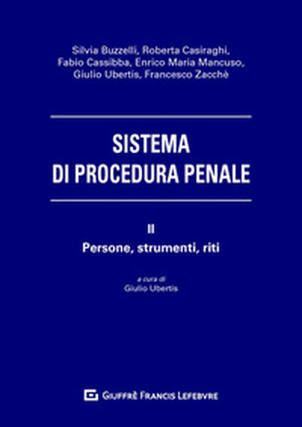 Sistema di procedura penale - Vol. 2 - Librerie.coop