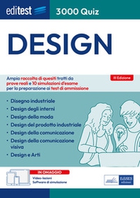 EdiTEST. Design. 3000 quiz. Raccolta di esercizi suddivisi per materia e argomento - Librerie.coop