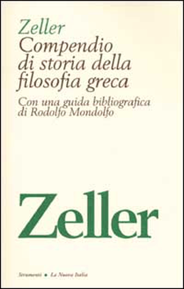 Compendio di storia della filosofia greca con una guida bibliografica di Rodolfo Mondolfo - Librerie.coop Compendio di storia della filosofia greca con una guida bibliografica di Rodolfo Mondolfo - Librerie.coop