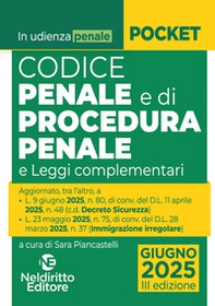 Codice penale e di procedura penale normativo in udienza aggiornato alla L. 9 giugno 2025, n. 80, di conv. del D.l. 11 aprile 2025, n. 48 c.d. Decreto Sicurezza - Librerie.coop Codice penale e di procedura penale normativo in udienza aggiornato alla L. 9 giugno 2025, n. 80, di conv. del D.l. 11 aprile 2025, n. 48 c.d. Decreto Sicurezza - Librerie.coop