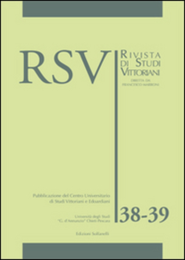 RSV. Rivista di studi vittoriani vol. 38-39. Ediz. inglese - Librerie.coop RSV. Rivista di studi vittoriani vol. 38-39. Ediz. inglese - Librerie.coop