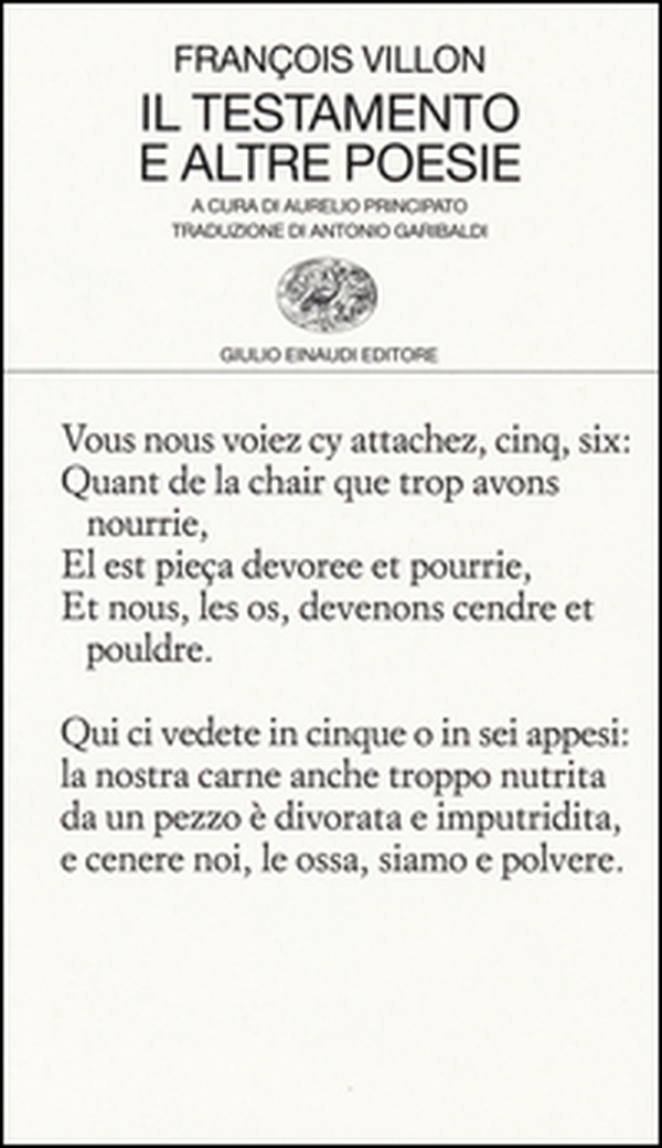 Il testamento e altre poesie - Librerie.coop Il testamento e altre poesie - Librerie.coop