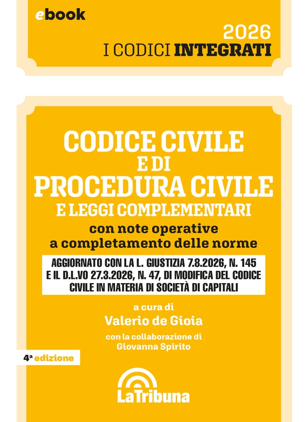 Codice civile e di procedura civile integrato - Librerie.coop