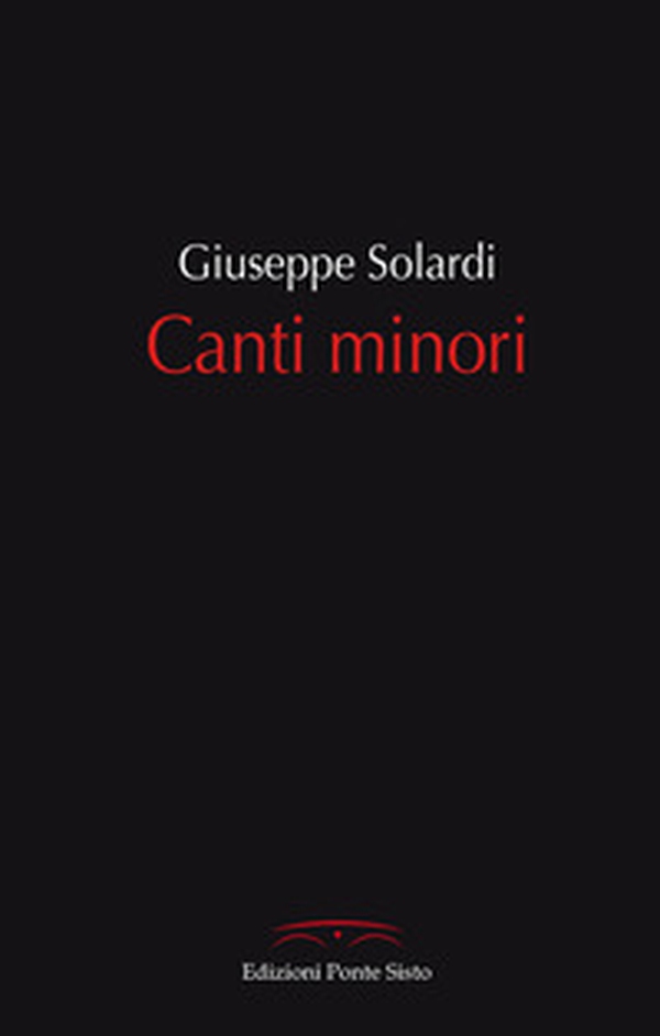 Canti minori - Librerie.coop Canti minori - Librerie.coop