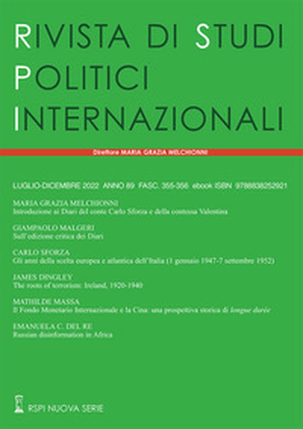 Rivista di studi politici internazionali - Vol. 3-4 - Librerie.coop Rivista di studi politici internazionali - Vol. 3-4 - Librerie.coop