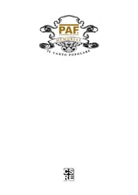 Paf9. Memoriae. Il canto popolare nell'area pistoiese - Librerie.coop