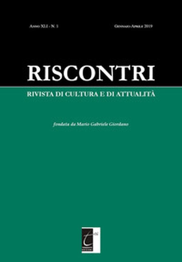 Riscontri. Rivista di cultura e di attualità - Librerie.coop Riscontri. Rivista di cultura e di attualità - Librerie.coop