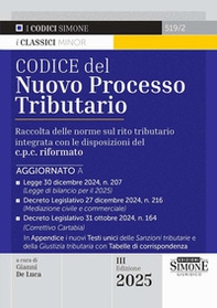 Codice del nuovo processo tributario. Raccolta delle norme sul rito tributario integrata con le disposizioni del c.p.c. rifomato - Librerie.coop Codice del nuovo processo tributario. Raccolta delle norme sul rito tributario integrata con le disposizioni del c.p.c. rifomato - Librerie.coop