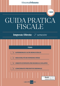 Guida Pratica Fiscale – Imposte Dirette Secondo semestre 2025 – Sistema Frizzera - Librerie.coop Guida Pratica Fiscale – Imposte Dirette Secondo semestre 2025 – Sistema Frizzera - Librerie.coop