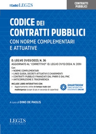 Codice dei contratti pubblici con norme complementari e attuative - Librerie.coop
