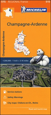 Champagne-Ardenne 1:200.000 - Librerie.coop